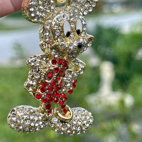 14K Gold Plated Minnie Pendant - Picture 12 of 14